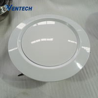 VDV-A2 Diffuseur d'air de retour circulaire moderne en plastique pour plafond, pour système de ventilation CVC