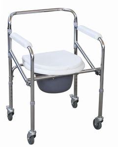 Silla de Inodoro con Ruedas de Acero de Nuevo Diseño 2022 para Personas Discapacitadas y Ancianas. - Product Image 2