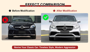Xe sửa đổi bộ phận cơ thể Kit cho Mercedes Benz GLe Coupe c292 2016 2019 nâng cấp lên AMG xe cơ thể Kit cản trước phía sau môi - Product Image 4
