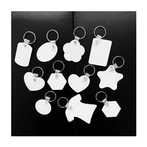 Fabricant de porte-clés créatifs double face à sublimation par teinture Porte-clés en métal personnalisé en aluminium à sublimation Étiquettes - Product Image 5