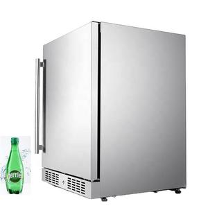 Réfrigérateur à boissons encastrable NUELEAD NE-355B en acier inoxydable durable, réfrigérateur à boissons sous comptoir - Product Image 1