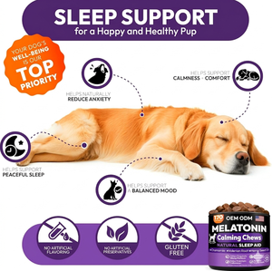 Compresse Calmanti Avanzate alla Melatonina <span class=keywords><strong>per</strong></span> Cani, Aiuto Naturale <span class=keywords><strong>per</strong></span> il Sonno con Canapa, Pillole <span class=keywords><strong>per</strong></span> Cuccioli Contro Ansia, Stress, Separazione, Abbaiamento e Fuochi d'Artificio - Product Image 3