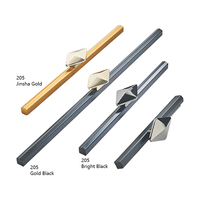 Boutons de porte en bois intérieurs modernes de luxe poignées de levier de serrure à mortaise en alliage de Zinc pour chambre à coucher meubles d'hôtel tiroirs de cuisine