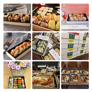 Caja de embalaje biodegradable con tapa de lucencia, embalaje de grado alimenticio, para <span class=keywords><strong>Sushi</strong></span>, para llevar <span class=keywords><strong>sushi</strong></span> - Product Image 6