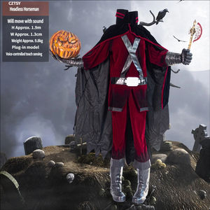 Colección de Accesorios de Terror Animados Grandes para Halloween, Decoración Eléctrica de Inducción para Casa Embrujada y Sala de Escape - Product Image 5