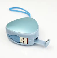 Câble USB Type C rétractable 3-en-1 120W à charge rapide, gaine en PVC tressée, support de téléphone portable portable pour iOS, Android, ordinateur, voiture