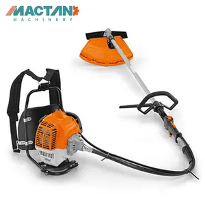 Hand Held Penyiangan Mesin/Ransel Power Tiller Pemangkas Rumput Pertanian Brush Cutter