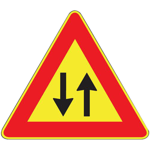 90 cm Fig. 387 'Two-Way Traffic' Construction Site Sign Herramienta de torneado Categoría de producto - Product Image 1