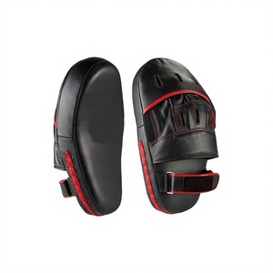 Just Fitness Gears Leather <b>Focus</b> <b>Pads</b> Velcro Closure Breathable Martial Arts Training Gear for Adults Sparring Practice - Product Image 1