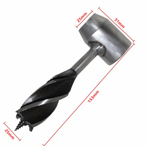 Hand Operated Spiral Drill Bit Uncoated Multifunctional Wood Boring Tool Outdoor Craft Use - Product Image 5