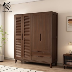 furniture factory best price customize <b>large</b> stock ready to ship new design bedroom <b>wardrobe</b> bedroom furniture wood top cabinet - Product Image 6