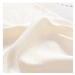DTY提花针织床垫面料中国纺织廉价100% 涤纶锦织面料床上用品弹力