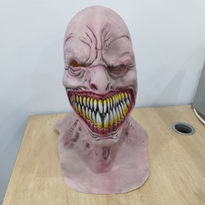 Máscara de Látex de Vampiro y Zombi para Halloween, Terrorífica y Divertida, para Casa Embrujada, Escape Room, Mascarada, Espectáculo, Disfraz de Demonio - Product Image 3