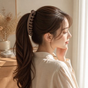 Shily&OS Fermagli per capelli opachi a croce e a banana, Fermacoda verticale grande, Clip a ganascia di squalo per coda alta da donna, All'ingrosso - Product Image 2
