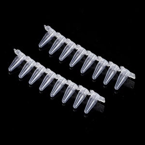 Tubes de réaction PCR transparents blancs à paroi mince 0,1 ml 0,2 ml, tubes PCR à 8 bandes pour usage en laboratoire - Product Image 3