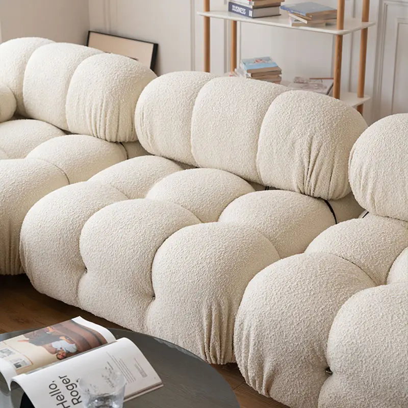 Ý Modular sofa hiện đại đơn giản căn hộ nhỏ CỪU NHUNG ban công Sofa Thời Trung Cổ