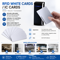 Tarjeta Inteligente RFID Sin Contacto ISO14443A 13.56mhz RFID NFC Ultralight EV1 48 Bytes Tarjetas Inteligentes de PVC para Control de Acceso a Hoteles