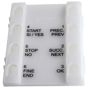 Rubber <b>Keyboard</b> For 89Fx 12Fx License Plates 12 In Length 10 In Width 2 In Height - Product Image 1