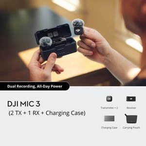 Smartphone <b>Camera</b> Original <b>Mic</b> 3 (2TX+1RX) Wireless Charging Case 32-Bit 28H Battery Life Compact Wide Compatibility - Product Image 2