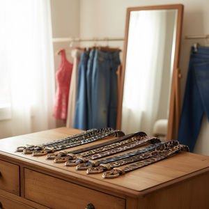 Cinturón con Estampado de Leopardo de 2.5 cm, Cinturón de Moda para Mujer - Product Image 3