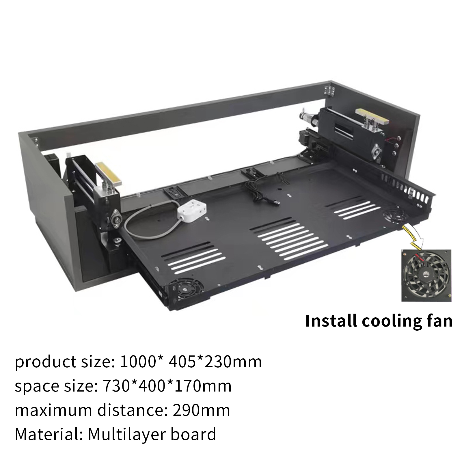Negro Ventilador de F1-405