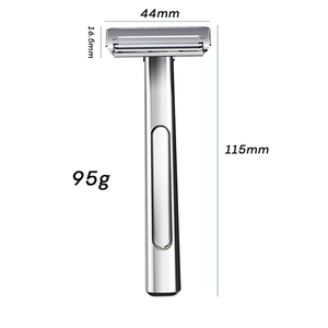 <strong>New</strong> Designed Pivoting Head Safety <strong>Razor</strong> Men's Metal <strong>Razor</strong> Use Half <strong>Double</strong> <strong>Edge</strong> Blade for Cleaning Shaving - Product Image 5