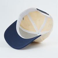 Platte & Kleine Curve Rand Stijl 5 Paneel Gestructureerde Honkbalhoeden, Custom Borduurwerk Logo Baseball Caps