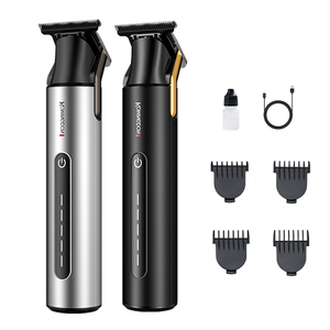 Recortadora de Barba Impermeable con Cuchilla en T, Recortadora de Pelo Eléctrica Recargable Inalámbrica Profesional para Hombres - Product Image 1