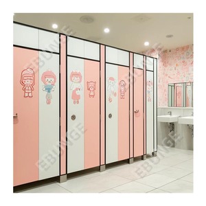 Thiết kế hiện đại New <span class=keywords><strong>HPL</strong></span> nhỏ gọn Laminate cho trẻ em nhà vệ sinh phân vùng buồng - Product Image 1