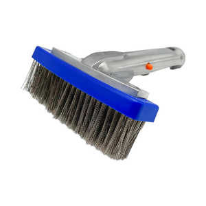 Brosse de <span class=keywords><strong>piscine</strong></span> en acier inoxydable de 5 pouces à poils durs pour piscines en béton et en <span class=keywords><strong>gunite</strong></span>, efficace pour nettoyer les parois et les carreaux - Product Image 1