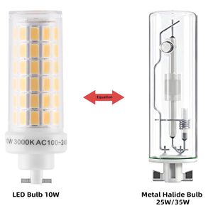 Ampoule LED GU6.5 3000K blanc chaud haute luminosité CDM-TM Mini 20W ou <span class=keywords><strong>35W</strong></span> <span class=keywords><strong>830</strong></span>/930 de remplacement, 100-240V 10W, lot de 2 - Product Image 3
