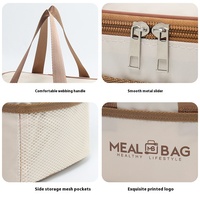 Logo personnalisé grande capacité 8L Double couche isolation sac à déjeuner sacs isothermes en polyester durable pour le camping en plein air pique-niques