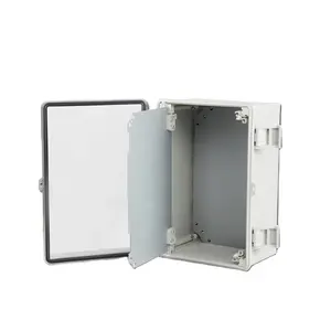 500*400*200mm Hinge Type Flame Retardant Transparent PC Plastic Outdoor waterproof Electrical Control Power Box