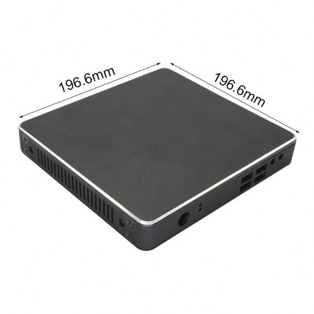 EBM Manufacture Extruded Aluminum Profile Enclosure Custom Motherboard Housing Powder Coated IP54 Metal Mini ITX Aluminum Case