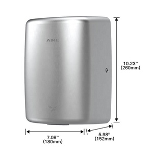 Sèche-mains industriel automatique AIKE Factory AK2803E 1150W à <span class=keywords><strong>sortie</strong></span> ronde et flux <span class=keywords><strong>d</strong></span>'air concentré - Product Image 6