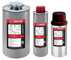 Condensateur de puissance basse tension Tibcon, 3 phases, MKP, boîtier en aluminium cylindrique, auto-réparateur, anti-explosion, condensateur PFC 400V-480V - Product Image 4