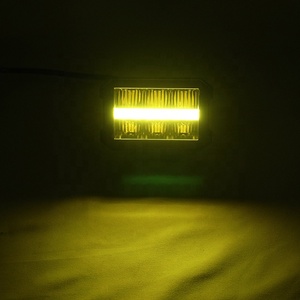 2025 New E-Mark E9 5 ''30 W 2800lm Vuông ECE R112 R7 R65 R10 LED Làm Việc Ánh Sáng Tại Chỗ Làm Việc Ánh Sáng Với Màu Kép <span class=keywords><strong>DRL</strong></span> Cho Xe - Product Image 4