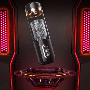 Godet Masturbateur Télescopique Rotatif pour Hommes, avec Fonction <span class=keywords><strong>de</strong></span> Succion et <span class=keywords><strong>de</strong></span> Masturbation Vaginale, Jouet Sexuel Automatique à Piston - Product Image 1