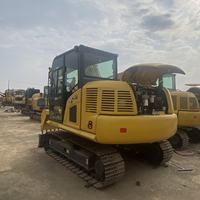 Excavatrice sur chenilles Komatsu PC70 d'occasion, presque neuve, d'origine japonaise, pour travaux routiers municipaux (modèles PC56, PC70, PC78, PC120 disponibles)