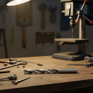 Broca helicoidal cilíndrica Fervi de 12 mm para taladrar metal, madera y plástico - Product Image 3