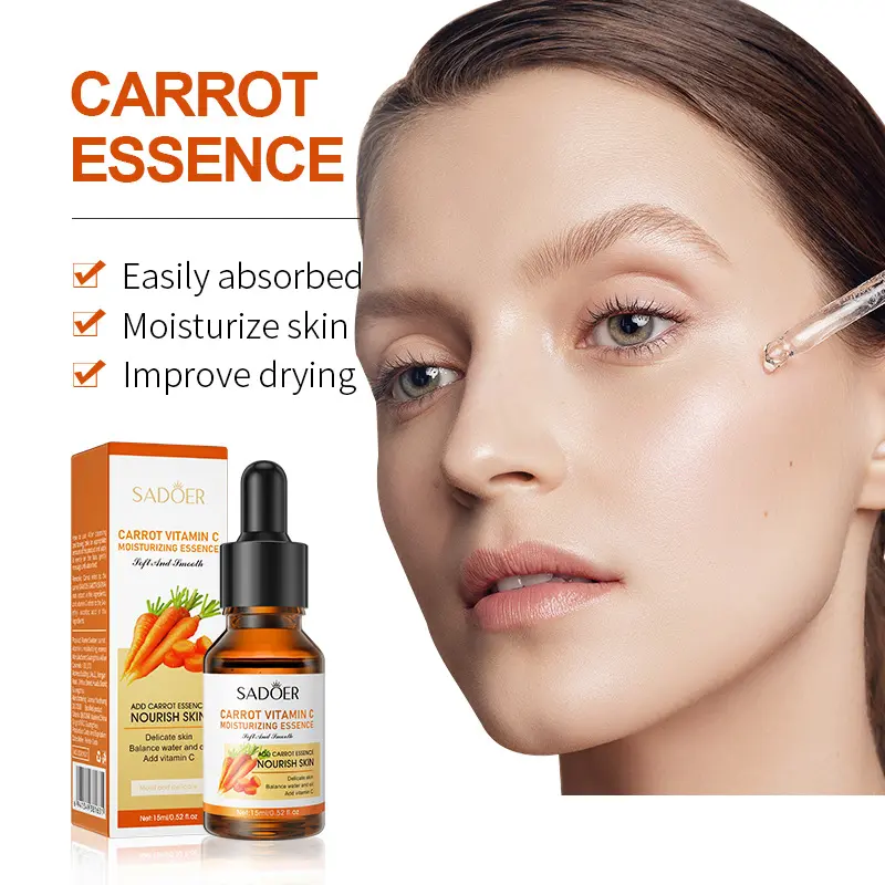 Beauty Carrot and Vitamin E Moisturizing Whitening Anti aging Face serum Moisturizing brightening and hydrating