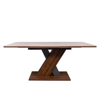 Table console de salle à manger moderne en bois massif, multifonctionnelle, convertible et extensible, pour l'ameublement de la maison