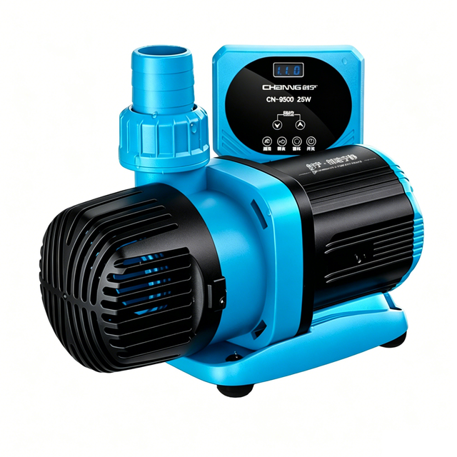 CN9500 Series Ultra Quiet Variable Frequency Plastic Amphibious Aquarium Circulation Pump Box Packaging Compact Dual Use Design