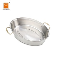 Multifunktion aler ovaler Fisch dampfer topf mit Gestell Keramik pfanne Chuck Dampfer Wilderer Ei Dampf fisch Kochs uppe