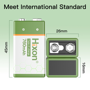 Hot bán báo động limno2 <span class=keywords><strong>Lithium</strong></span> 9V USB có thể sạc lại pin cr9v cp9v Meter Pin - Product Image 4