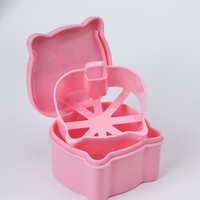 Mini organisateur boîte de rangement en plastique aligneur Compact étui dentaire étui pour prothèse dentaire coloré accolades dentaires boîte de retenue