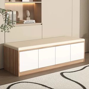 Banc <span class=keywords><strong>de</strong></span> rangement mural multifonctionnel moderne en bois avec revêtement souple, armoire à chaussures pour studios <span class=keywords><strong>de</strong></span> <span class=keywords><strong>danse</strong></span>, centres <span class=keywords><strong>de</strong></span> yoga, gymnases, écoles - Product Image 4