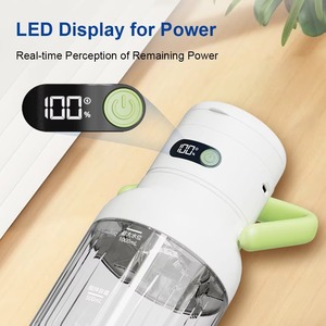 Licuadora Portátil de Alta Velocidad de 1000 ml, Diseño de Doble Tapa para Beber Directo, Resistente al Agua IPX6, Carga Tipo C, Ideal para Viajes y Actividades al Aire Libre - Product Image 3