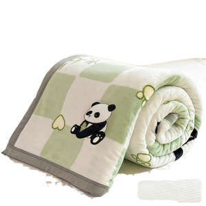 Letto di corallo caldo in stile europeo personalizzabile in stile europeo e caldo in pile di visone in maglia spessa - Product Image 1