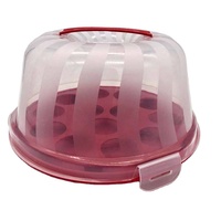 Fabrication professionnelle de boîtes à gâteaux en plastique transparent, rondes, nouvelle technologie, 2021